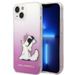 Karl Lagerfeld KLHCP14SCFNRCPI iPhone 14/ 15 / 13 6,1" hardcase pink Choupette Fun