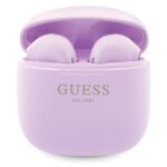 Guess Bluetooth headphones GUTWST26PSU TWS + docking station purple/purple Classic EST Logo