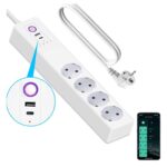 Extralink Smart Life WiFi Power Strip, 4x 230V + 1x USB + 1x USB-C 65W - Smart Power Strip, Tuya