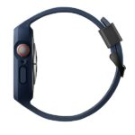 UNIQ Monos Strap 2in1 Apple Watch Strap + Case Series 4/5/6/7/8/SE/SE2/SE3 44/45mm marine blue - imagine 3