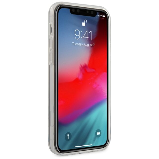 Guess GUHCP12SPCUCHWH iPhone 12 mini 5,4" white hardcase Gold Chain Collection - imagine 7