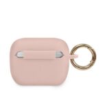 Guess GUACAPLSTLPI AirPods Pro cover pink Silicone Triangle Logo - imagine 2