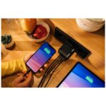 Wall Charger Verbatim Mini GaN 165W 3xUSB-C PD/1x USB-A QC black 32216 - imagine 8