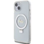 Guess GUHMP15SHRSGSD iPhone 15 / 14 / 13 6.1"transparent hardcase Ring Stand Script Gl - imagine 2