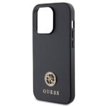 Guess GUHCP14LPS4DGPK iPhone 14 Pro 6.1" black hardcase Strass Metal Logo - imagine 6