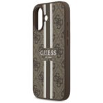 Case Guess 4G Printed Stripes MagSafe for iPhone 17 brown - imagine 6