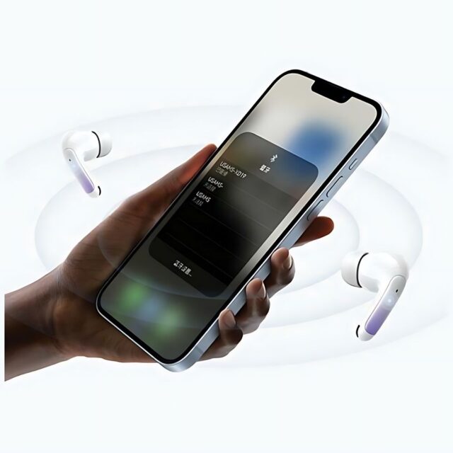 USAMS Bluetooth 5.3 TWS X-donseries ENC Wireless Earphones Purple Gradient/Purple Blue BHUEN - imagine 6