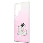 Karl Lagerfeld KLHCS22LCFNRCPI S22 Ultra S908 hardcase pink Choupette Eat - imagine 6