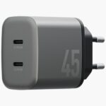Wall Charger Energea Ampcharge     GaN45 2xUSB-C PD/PPS/QC3.0 45W grey - imagine 4