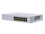 Cisco CBS110-16PP | Switch | 16x RJ45 1000Mb/s, 8x PoE, Desktop, Rack, Unmanaged, 64W