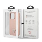 Guess GUHCP14LPSATLP iPhone 14 Pro 6,1" pink hardcase SaffianoTriangle Logo - imagine 8