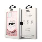 Karl Lagerfeld KLHCP14MLNCHCP iPhone 14 Plus / 15 Plus 6,7" pink hardcase Glitter Choupette He - imagine 8