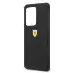 Ferrari Hardcase FESSIHCS69BK for Samsung Galaxy S20 Ultra (G988) Black Silicone Collection - imagine 5