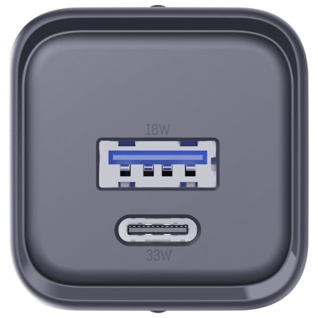 Ładowarka sieciowa 3MK Hyper Charger PD   33W GaN QC4+ PPS AFC FCP SCP USB-A + USB-C czarny - imagine 4