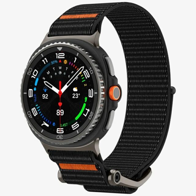 Case Spigen DuraPro Flex for Samsung Galaxy Watch 8 / Classic (40 / 44 / 46 mm) black - imagine 2