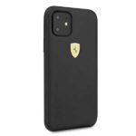 Ferrari Hardcase FESSIHCN61BK for iPhone 11 6.1" / XR Black Silicone Collection - imagine 5