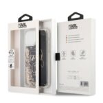 Karl Lagerfeld KLHCP12MLGGKBK iPhone 12/12 Pro 6,1" black hardcase Liquid Glitter Gatsby - imagine 8