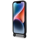 Karl Lagerfeld KLHCP15XSCBSCNK iPhone 15 Pro Max 6.7" hardcase black Crossbody Silicone Choupe - imagine 4