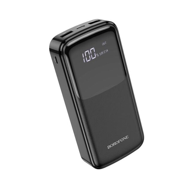 Borofone BJ17A Mike 20000mAh Black | Powerbank | Power bank, 2x USB - imagine 3