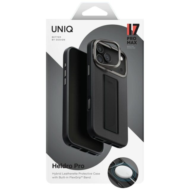 Case UNIQ Heldro Pro for iPhone 17 Pro    Max Magclick Charging black - imagine 6