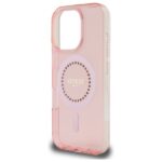 Guess GUHMP16XPFTDTEP iPhone 16 Pro Max 6.9" pink hardcase IML Rhinestones MagSafe - imagine 6