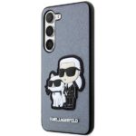 Karl Lagerfeld KLHCS23MSANKCPG S23+S916 hardcase grey Saffiano Karl & Choupette - imagine 2