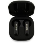 TWS Guess 4G Metal Logo headphones black - imagine 3