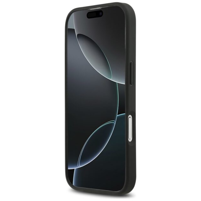 Mercedes Leather Large Laurel Leave MagSafe Case for iPhone 17 Black - imagine 5