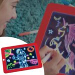 Magical Children's Tablet Extralink Neon Magic Pad, Red - imagine 2