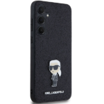 Karl Lagerfeld KLHCSA55GKNPSK A55 A556 black hardcase Fixed Glitter Ikonik Logo Metal Pin - imagine 4