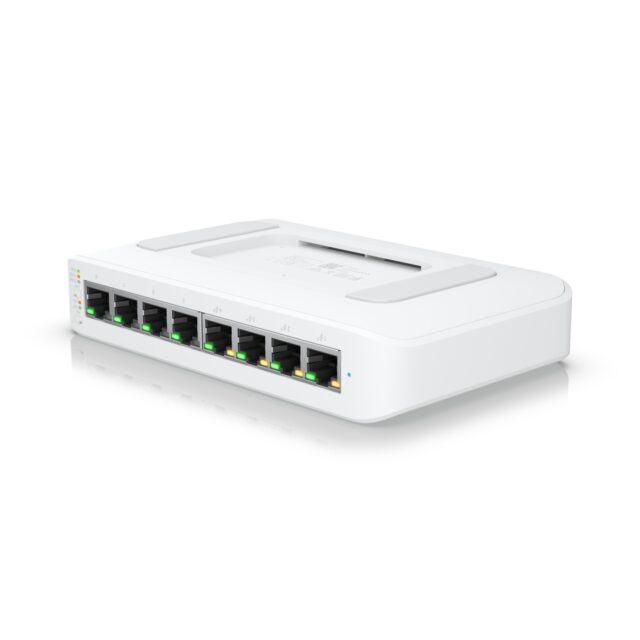 Ubiquiti USW-LITE-8-POE | Switch | UniFi Gen2, 8x RJ45 1000Mb/s, 4x PoE+, 52W - imagine 5