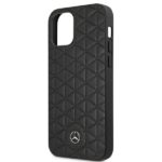 Mercedes MEHCP12LSPSBK iPhone 12 Pro Max 6,7" black hardcase Leather Quilted Embossed - imagine 6