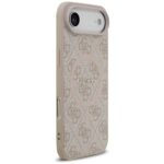 Case Guess 4G Ring Classic Logo MagSafe for iPhone Air pink - imagine 4