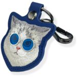 Case locator Nimmy Glasses Cool   Cat blue - imagine 5