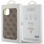 Guess GUHCP15SGF4GBR iPhone 15 / 14 / 13 6.1" brown hardcase 4G Charms Collection - imagine 8
