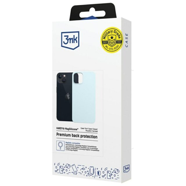 3MK Hardy MagSilicone Case for Apple iPhone 14 Plus Blue - imagine 8