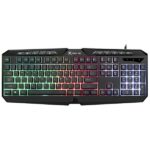 XTRIKE ME 4-in-1 Combo CMX-410 EN Over-Ear Headphones + Keyboard + Mouse + Mouse Pad Black - imagine 2