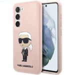 Karl Lagerfeld KLHCS23SSNIKBCP S23 S911hardcase pink Silicone Ikonik