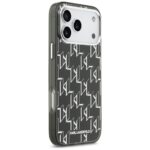 Karl Lagerfeld IML KL Monogram MagSafe Case for iPhone 17 Pro Max Black - imagine 4
