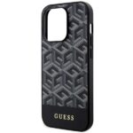 Guess GUHMP14LHGCFSEK iPhone 14 Pro 6.1" black hardcase GCube Stripes MagSafe - imagine 6