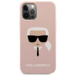 Karl Lagerfeld KLHCP12MSLKHLP iPhone 12/12 Pro 6,1" light pink hardcase Silicone Karl`s H - imagine 3