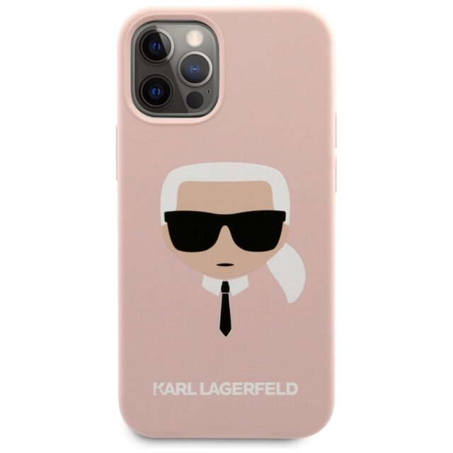 Karl Lagerfeld KLHCP12MSLKHLP iPhone 12/12 Pro 6,1" light pink hardcase Silicone Karl`s H - imagine 3