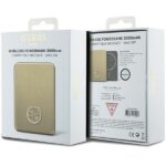 Guess Induction Powerbank 5W GUPBM3AL4DMD 3000mAh gold MagSafe 4G Strassed Metal Logo - imagine 5