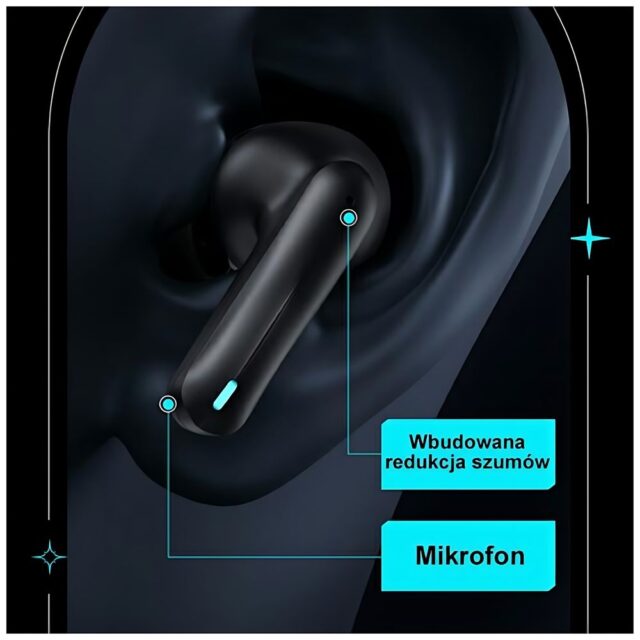 USAMS Bluetooth 5.3 TWS ENC XJ13 Series gaming earbuds wireless black BHUXJ01 (US-XJ13) - imagine 5