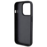 Guess GUHCP15LP4TDPK iPhone 15 Pro 6.1" black hardcase Leather 4G Diamond Triangle - imagine 7