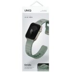 UNIQ Stride Apple Watch Series 1/2/3/4/5/6/7/8/9/SE/SE2/SE3 38/40/41mm FKM Rubber Strap Mint/Ice - imagine 7