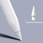 USAMS magnetic stylus Active Touch Sensitive Pen white ZB254DRB01 (US-ZB254) - imagine 2