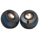 Creative Computer Speakers 2.0 Pebble X Black USB-C with RGB Backlight