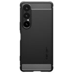 Case Spigen Rugged Armor for Sony Xperia 1 VII black - imagine 2