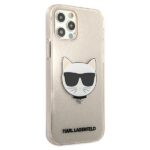 Karl Lagerfeld KLHCP12LCHTUGLGO iPhone 12 Pro Max 6,7" gold hardcase Glitter Choupette - imagine 4